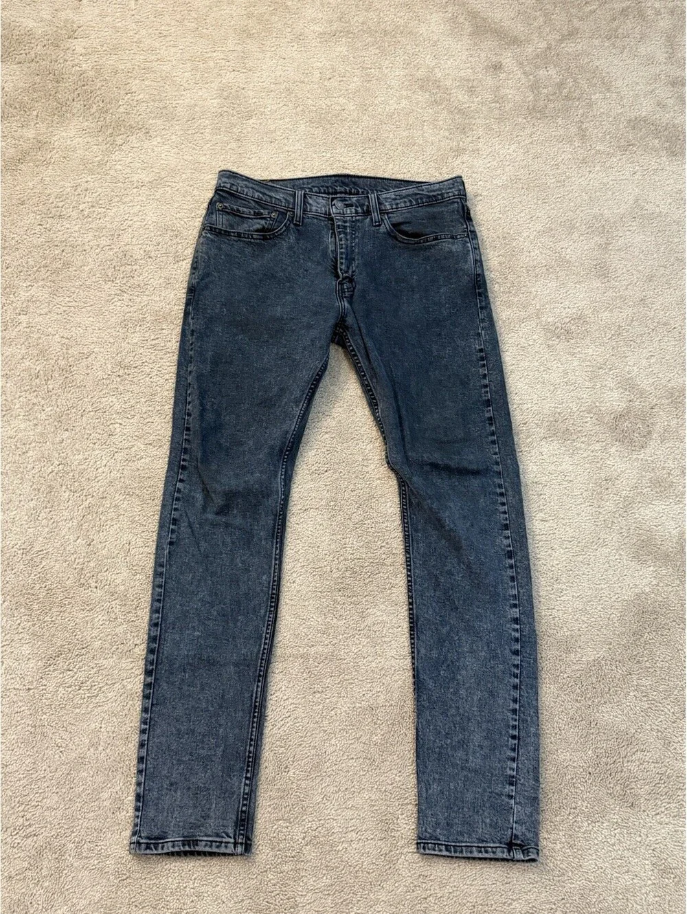 Levi’s 512 Slim Taper Jeans Men’s W34 L34 Gray Wash Stretch Denim Pants